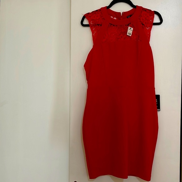 Express Dresses & Skirts - Red Midi Dress
